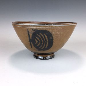 Fish Pottery Bowl by Terry Plasket